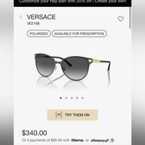 Versace sunglass